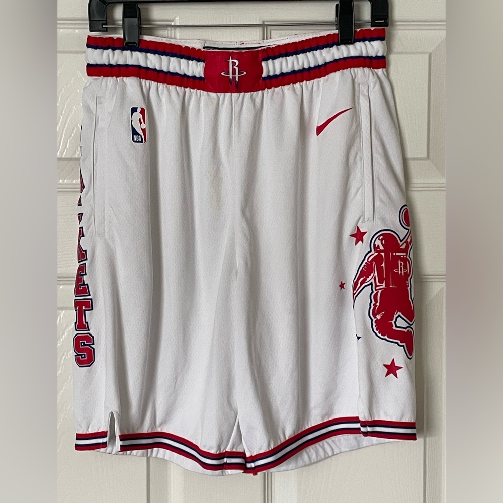 NIKE Houston Rockets 2023/24 City Edition Dunkman Shorts - Size 34 M